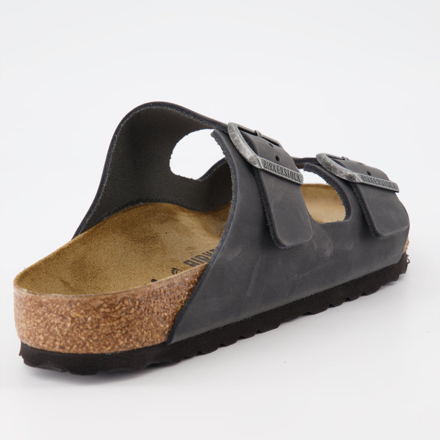 Birkenstock, Arizona Slides, Men's Luxury Footwear, Black Slides, Premium Comfort Shoes