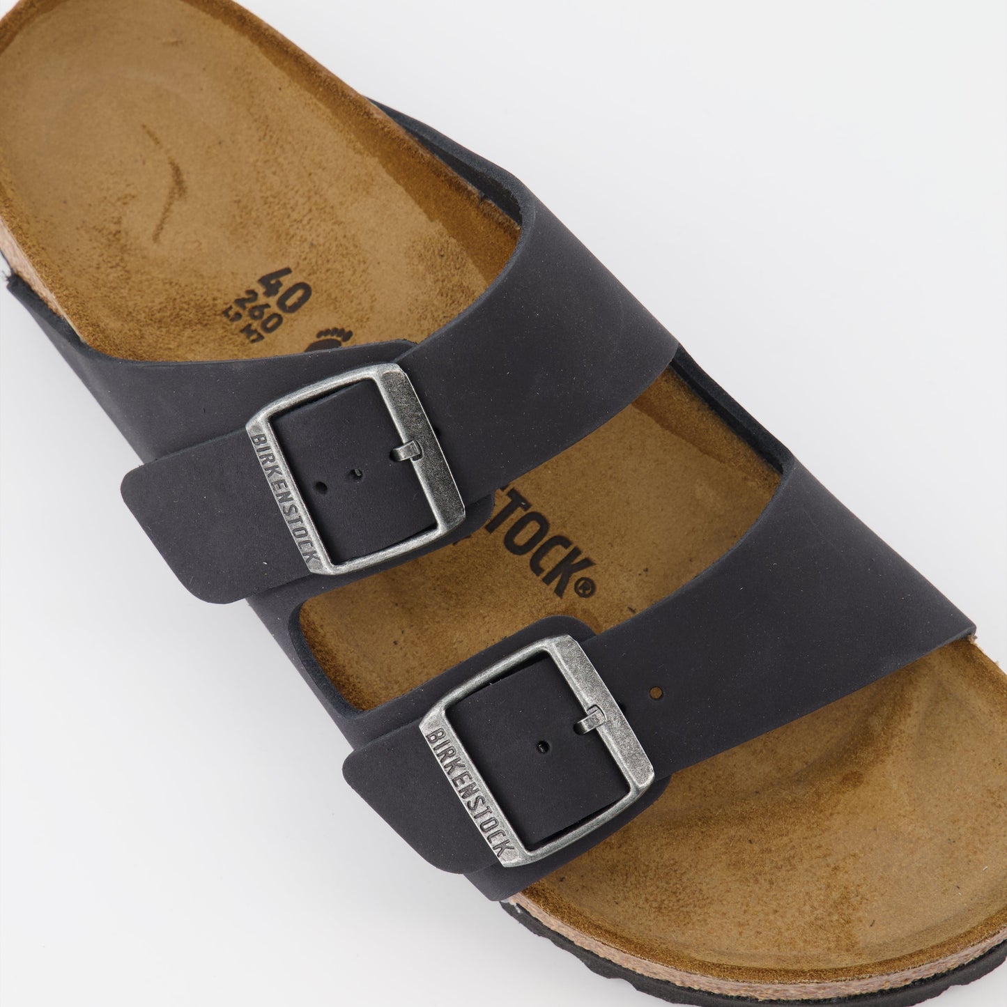 Birkenstock, Black Arizona Slides, Women’s Luxury Footwear, Elegant Sandals, Premium Comfort