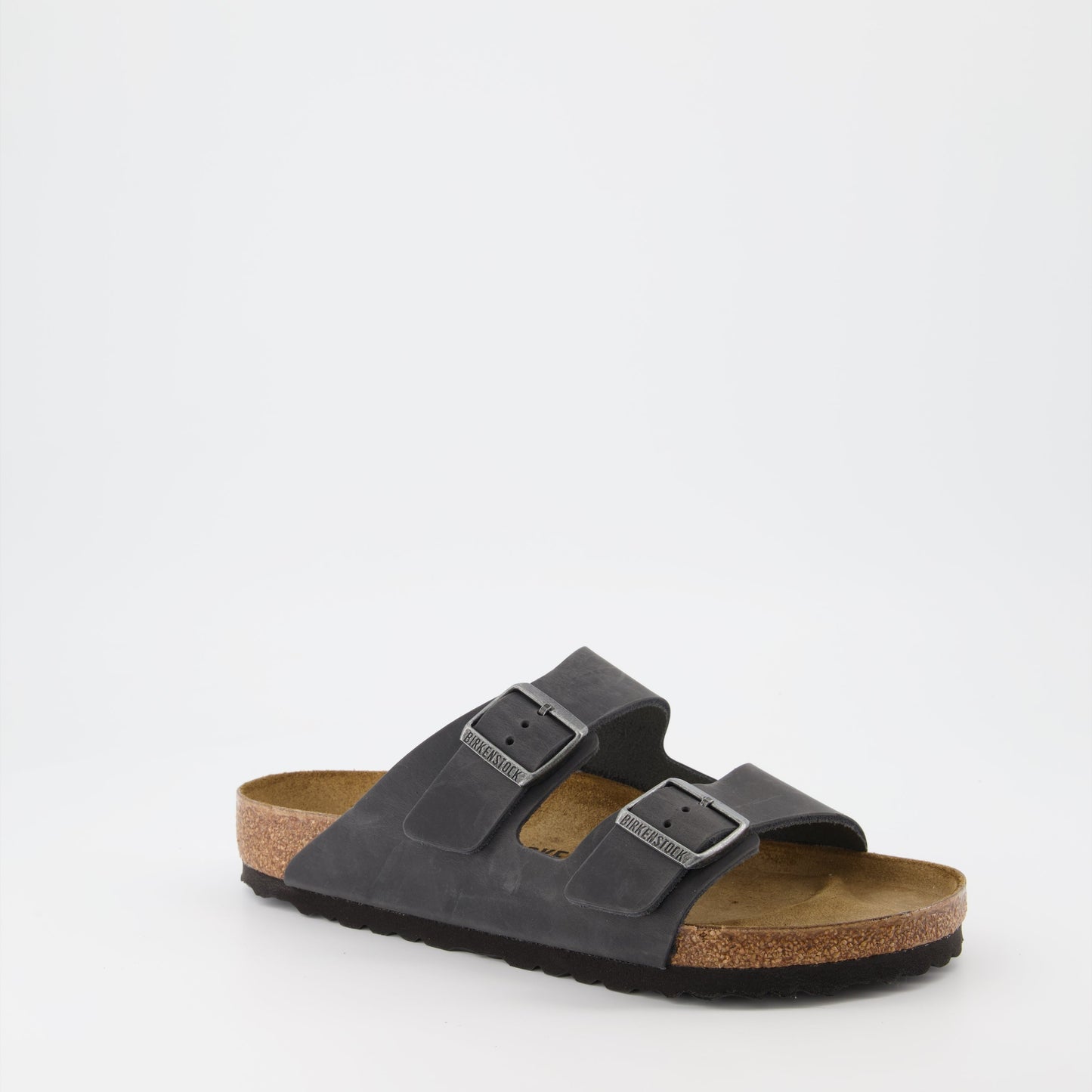 Birkenstock, Arizona Slides, Men's Luxury Footwear, Black Slides, Premium Comfort Shoes