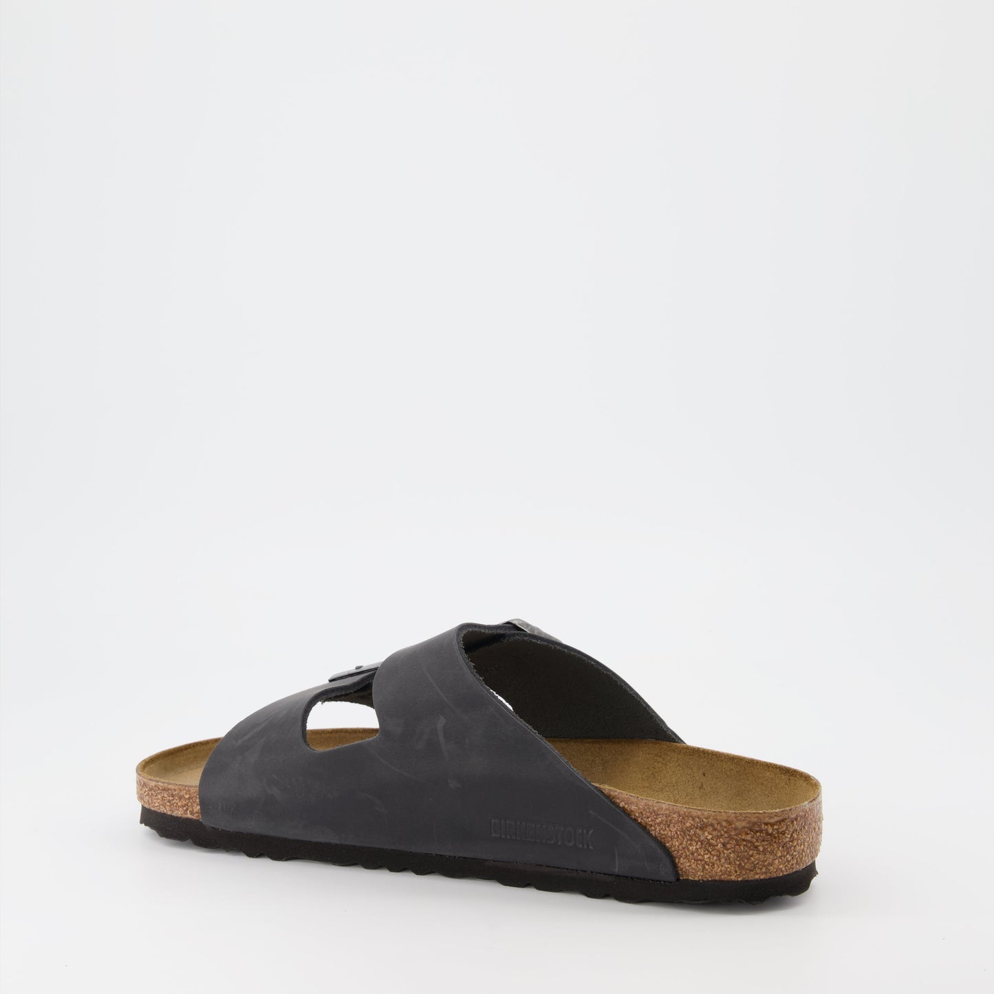 Birkenstock, Arizona Slides, Men's Luxury Footwear, Black Slides, Premium Comfort Shoes