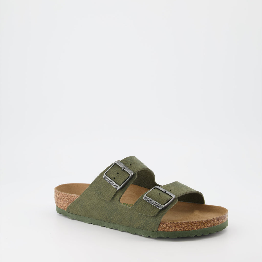 남성용 Birkenstock Arizona 샌들의 이미지 - 시즌 봄-여름 2024 - 앞쪽 오른쪽 삼사분면 보기
