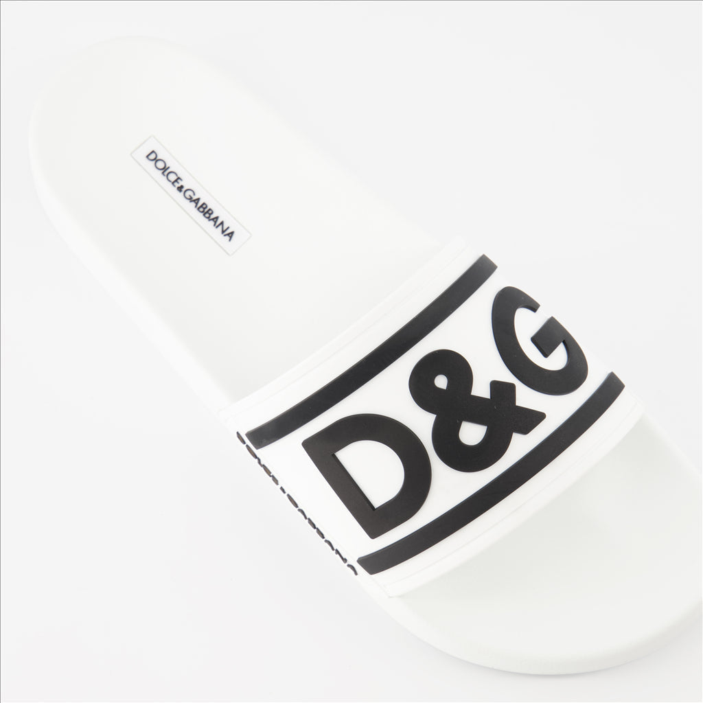 Slides, Dolce & Gabbana, Men's, Elegant Design, Comfort