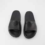 Prada, rubber slides, luxury footwear, men's slides, designer slides