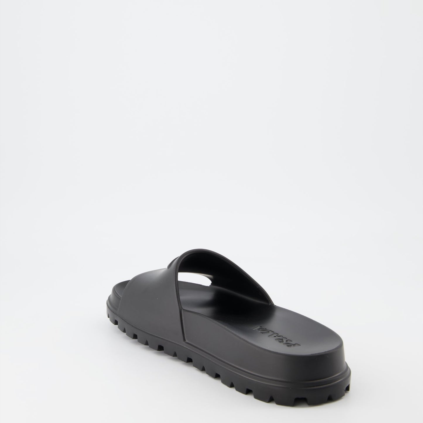 Prada, rubber slides, luxury footwear, men's slides, designer slides