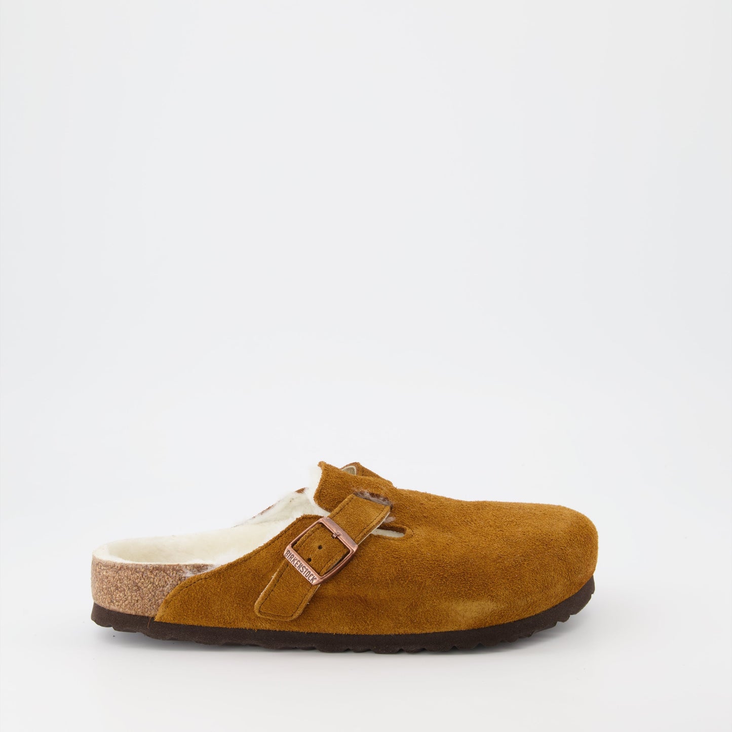 Birkenstock, luxury mules, fur-lined mules, Boston mules, men's designer footwear