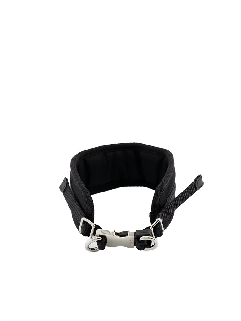 pet collar, Prada, luxury pet accessory, noir pet collar, stylish pet fashion
