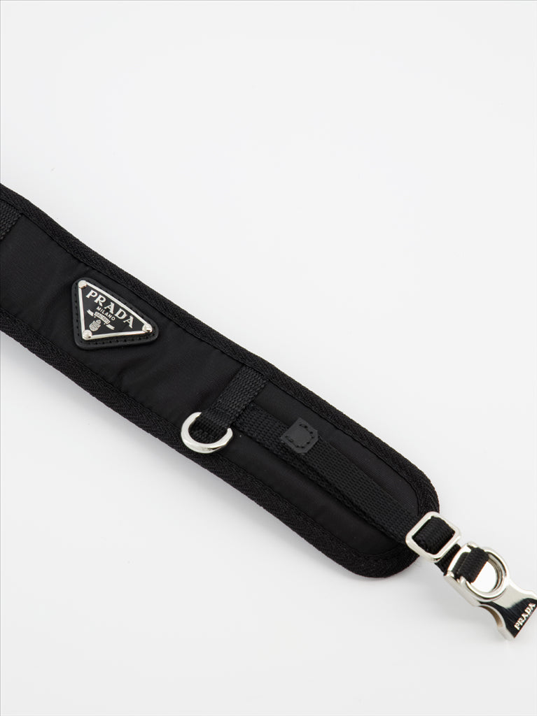 pet collar, Prada, luxury pet accessory, noir pet collar, stylish pet fashion