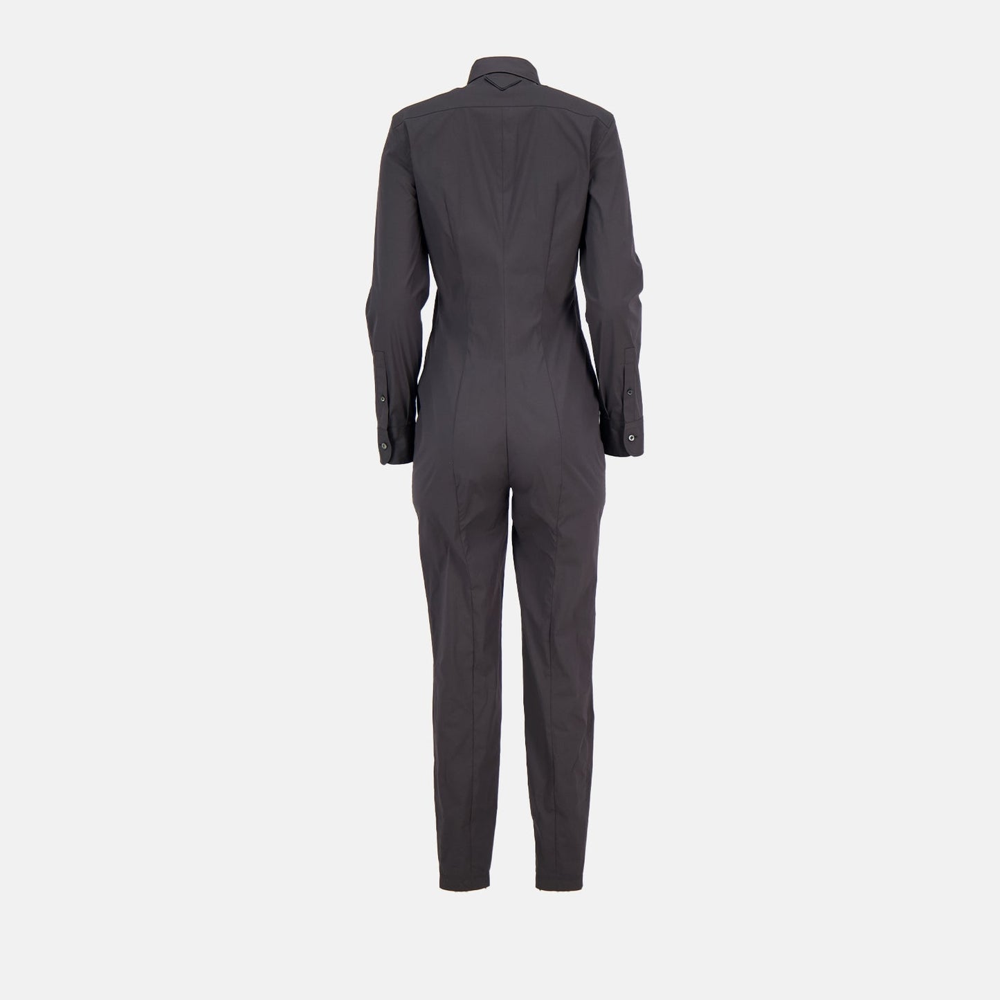 Prada jumpsuit, women's luxury clothing, stretch poplin, designer fashion, high-end fashion