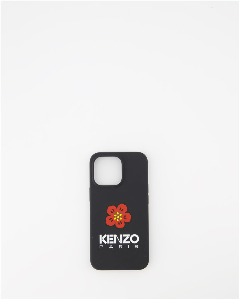 Kenzo, iPhone 13 Pro case, luxury phone case, floral design, high-end protection