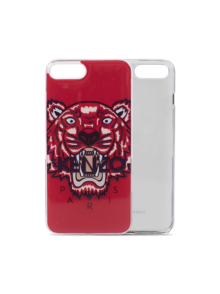 Kenzo iPhone Case, Luxury iPhone Protection, Red Tiger Shell, Premium iPhone Accessory, Authentic Kenzo Case