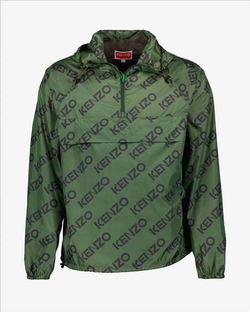 - Kenzo Men's Windbreaker
- Green Monogrammed Jacket
- Luxury Fashion for Men
- Elegant Ready-to-Wear
- Kenzo Outerwear Clothing