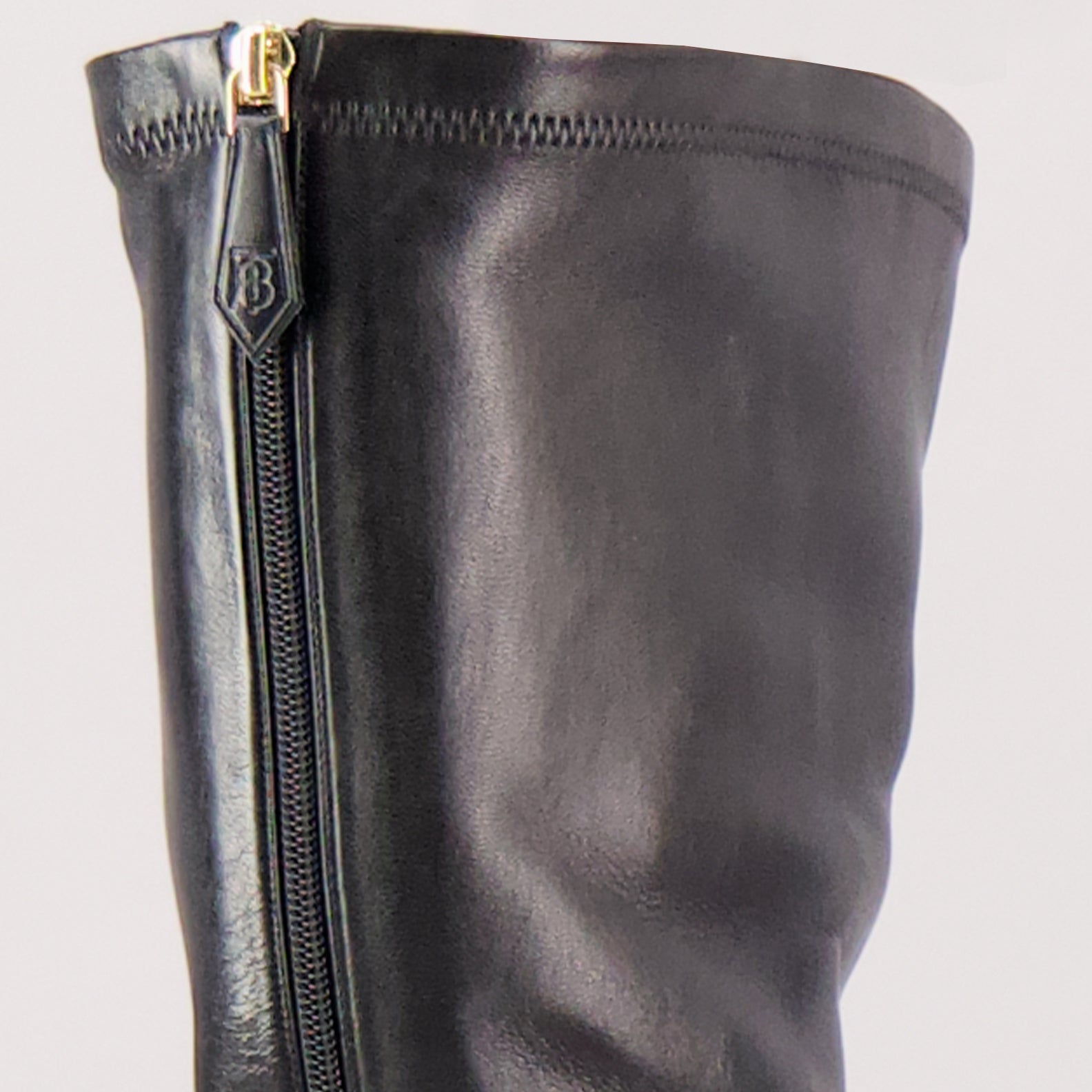 nappa leather boots, over-the-knee boots, women's luxury footwear, high-end leather boots, designer boots