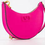 VLogo Hobo Bag, Valentino Garavani, Pink Leather Bag, Designer Handbag, Luxury Women's Accessories
