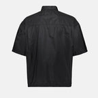 Prada, zipped shirt, nylon shirt, black shirt, men’s fashion