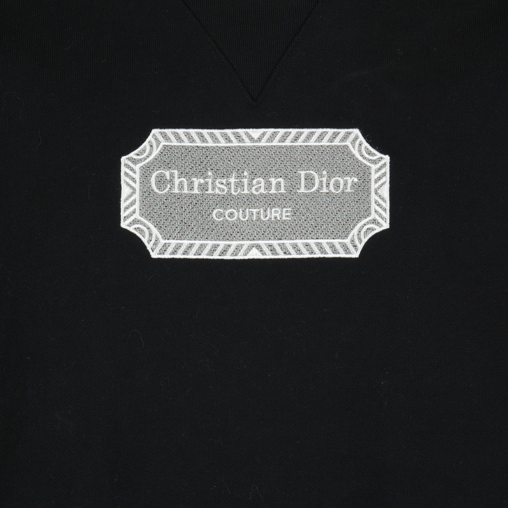 Image of sweat christian dior couture noir by Dior for Men - Season Autumn-Winter 2022 - Detail View 2