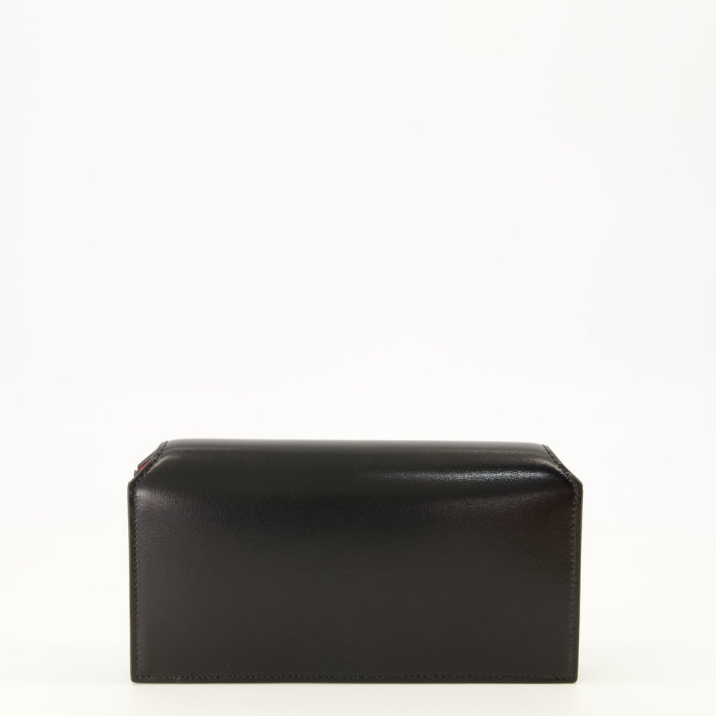 Bolsa Antigona em pele preta
