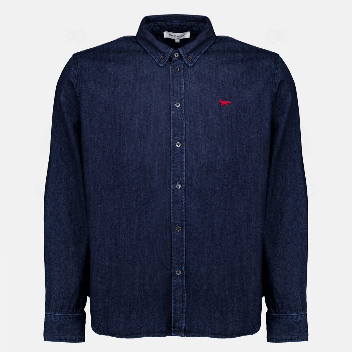 Blue Denim Shirt - Maison Kitsuné
