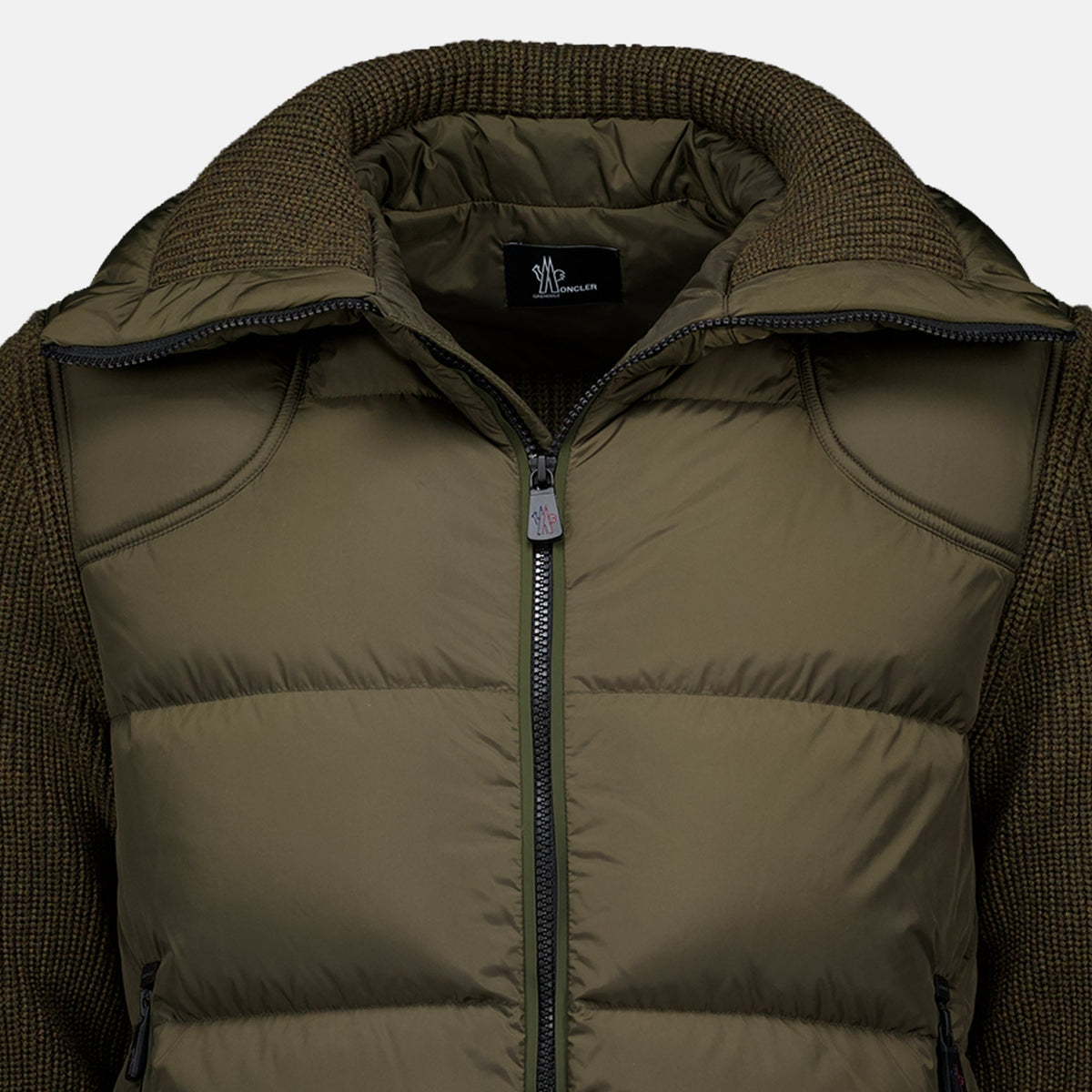 Kaki Bi-Matière Veste
