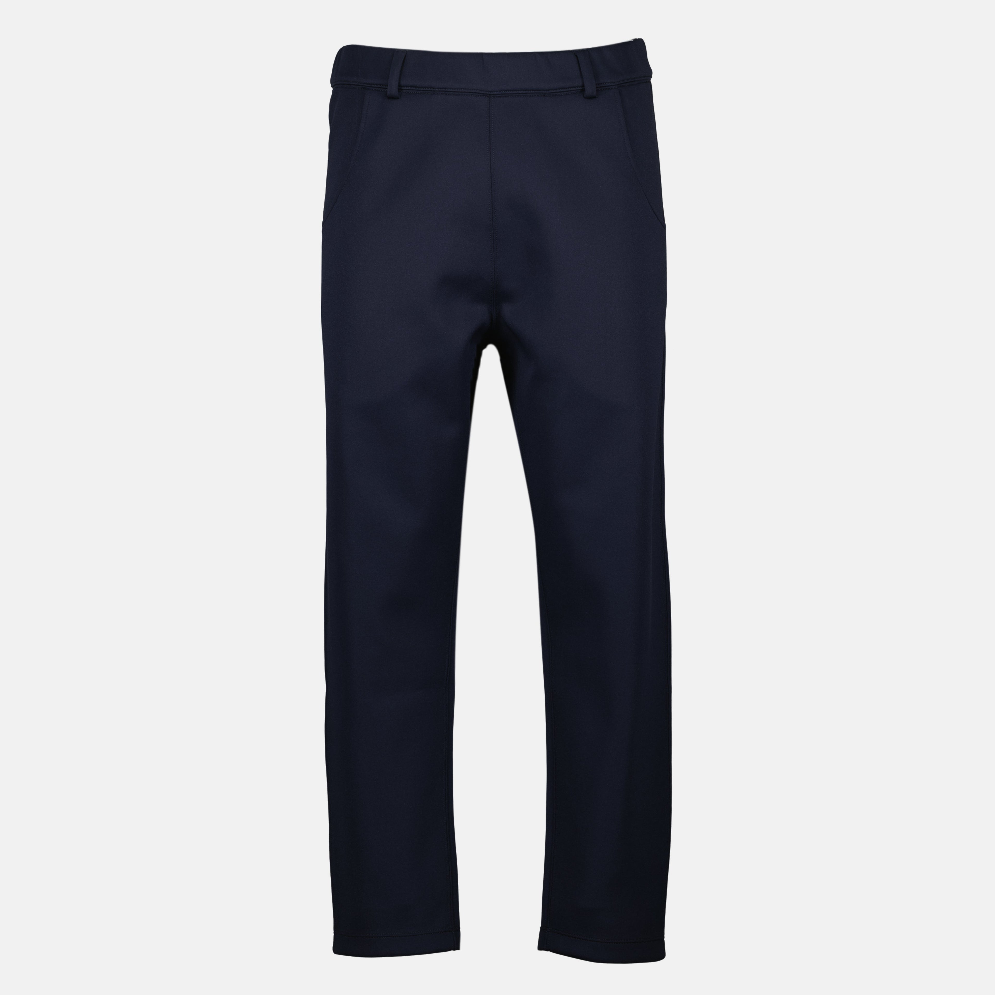 Navy trousers, Prada pants, Men's fashion, Straight cut trousers, Nylon pants