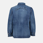 Dior denim jacket, luxury denim, blue denim jacket, Dior Autumn-Winter 2024, premium denim outerwear
