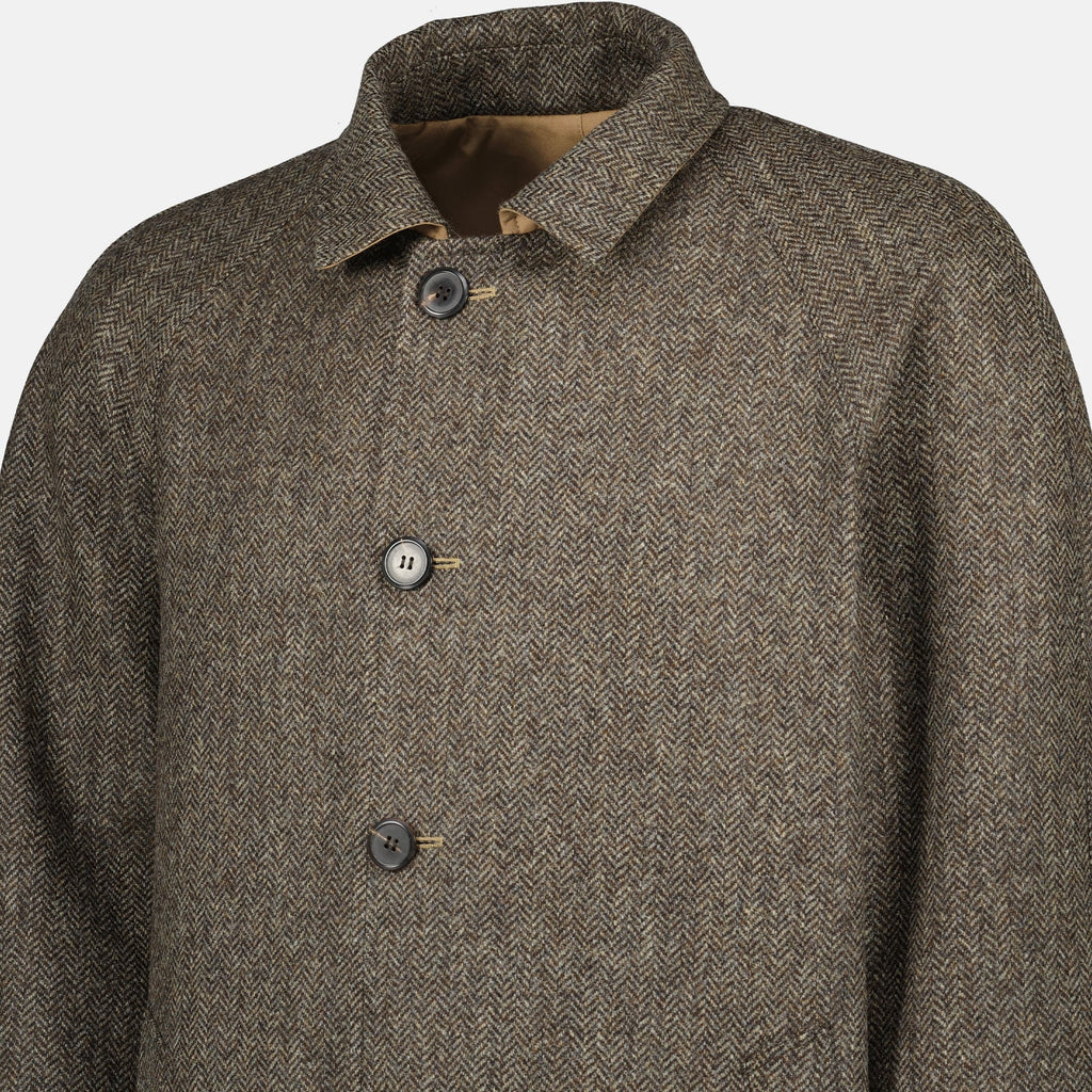 리버시블 베이지 코트