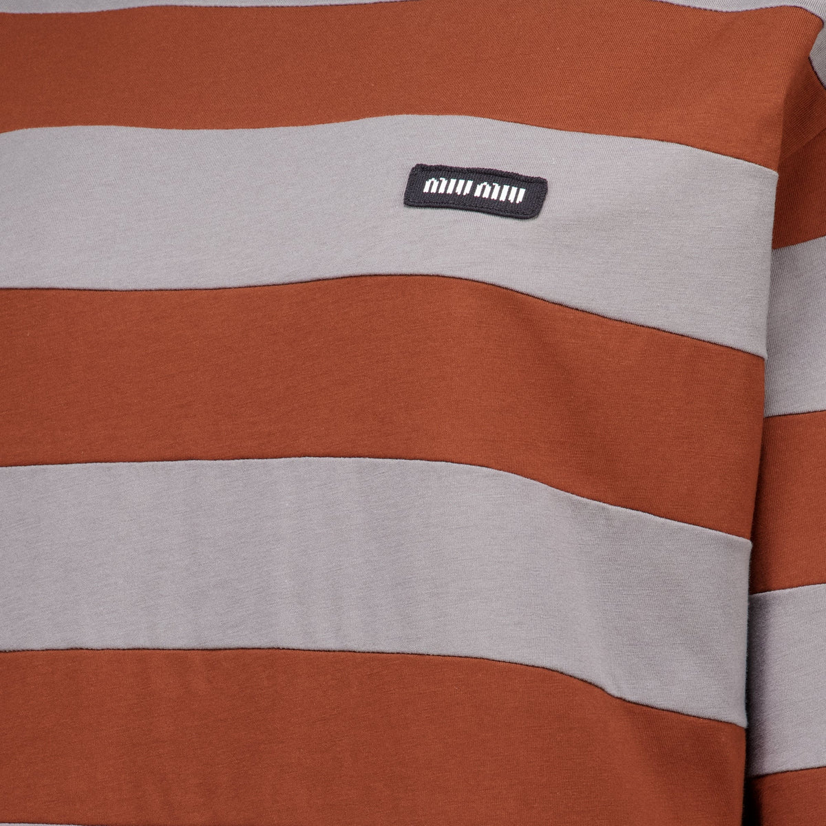 Gestreiftes Jersey-T-Shirt