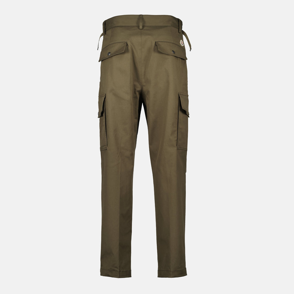 Moncler trousers, khaki pants, straight cut trousers, Autumn-Winter collection, men's fashion
