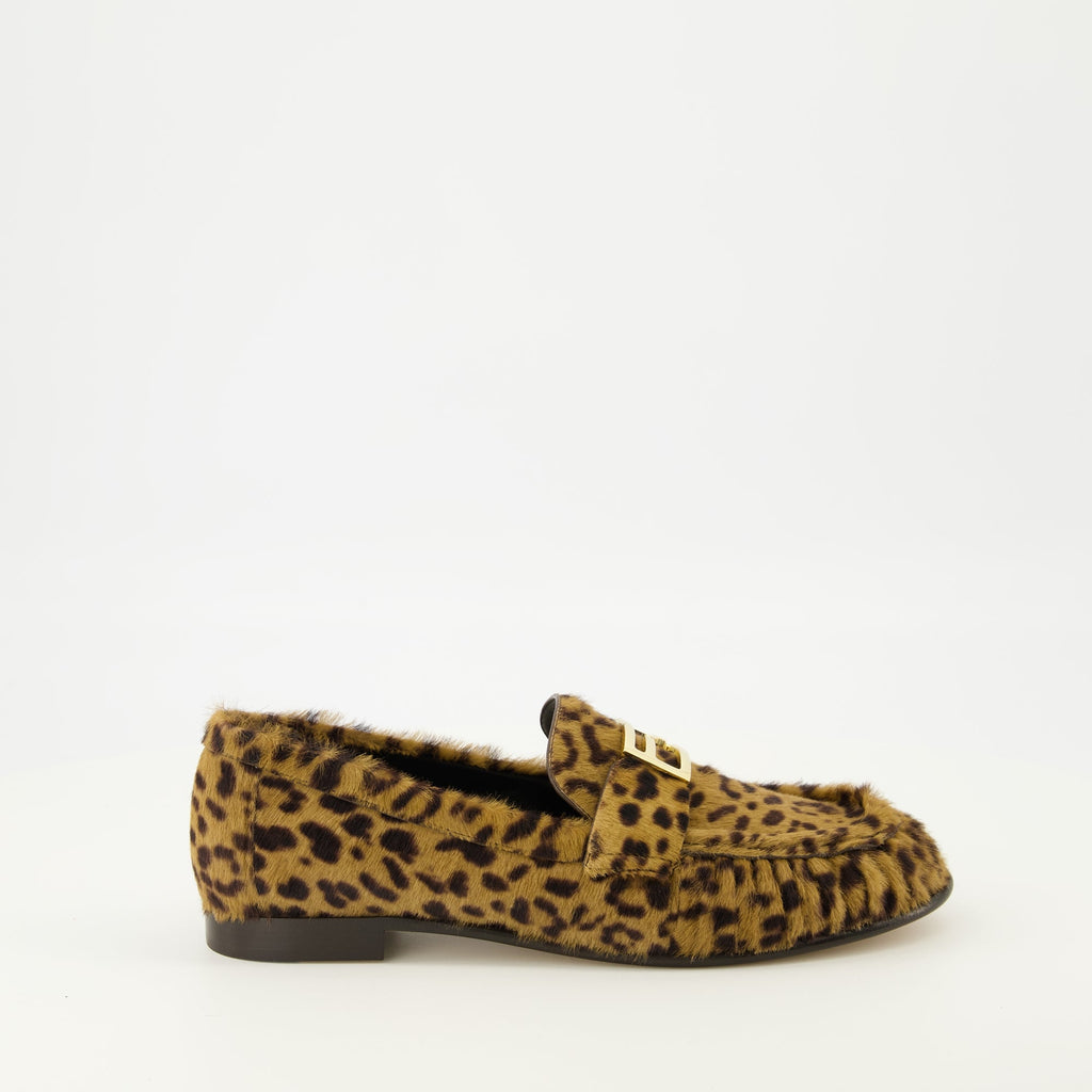 Fendi loafers, leopard print shoes, women's fashion footwear, luxury loafers, autumn-winter collection