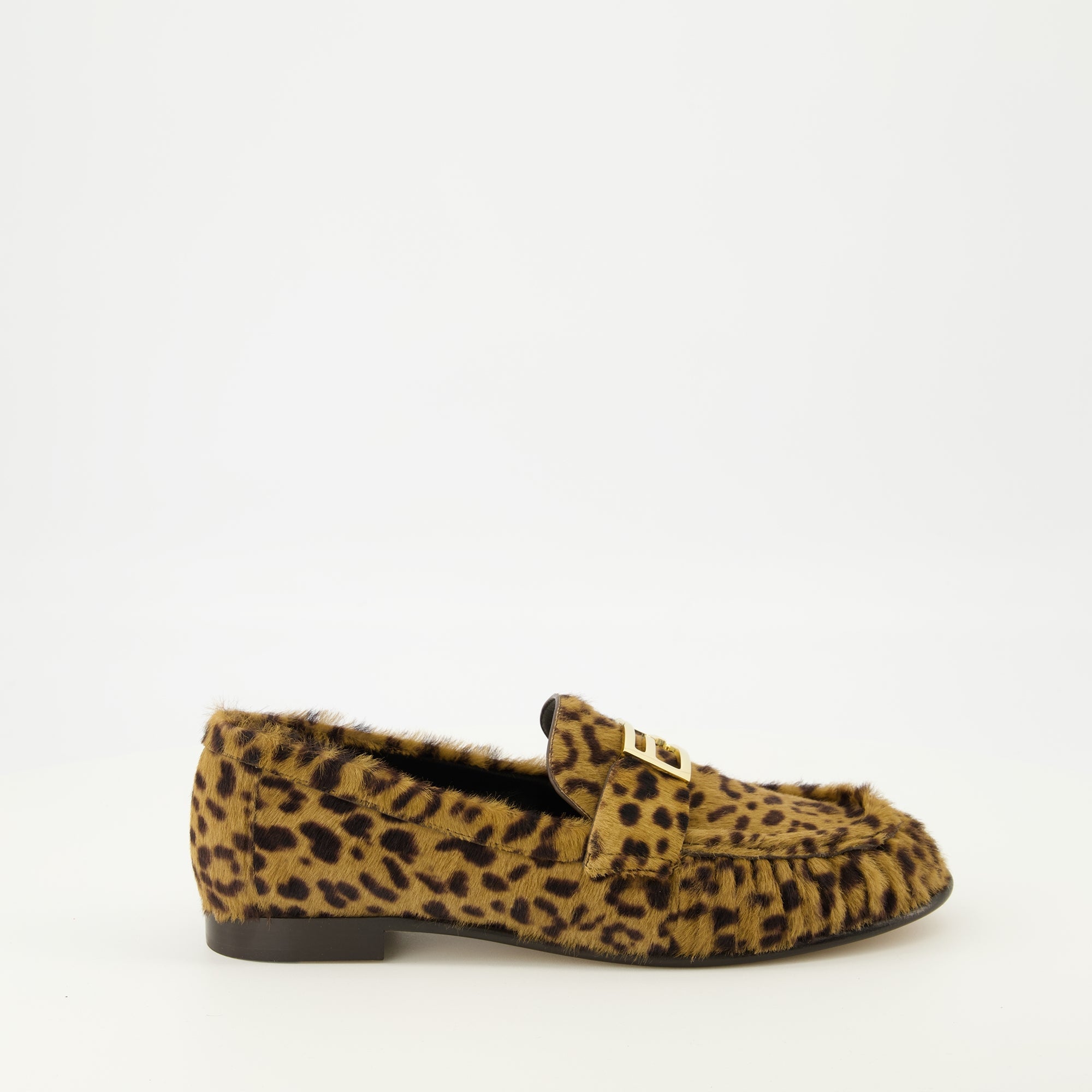 Fendi loafers, leopard print shoes, women's fashion footwear, luxury loafers, autumn-winter collection