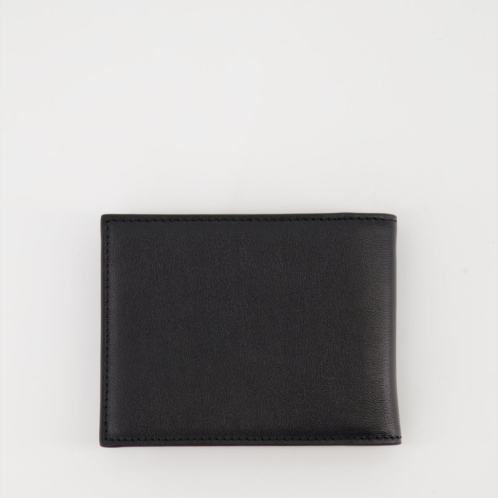 Valentino Garavani, VLogo Leather Wallet, Black Wallet, Luxury Accessories, Men's Fashion