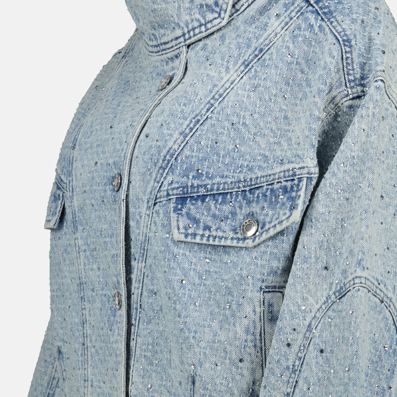 denim jacket, Iro, Depsie, cropped jacket, women's fashion