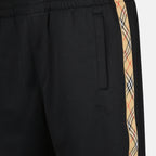 Image of Burberry Black Sweatpants by Burberry for Men - Season Autumn-Winter 2025 - Detail View 2