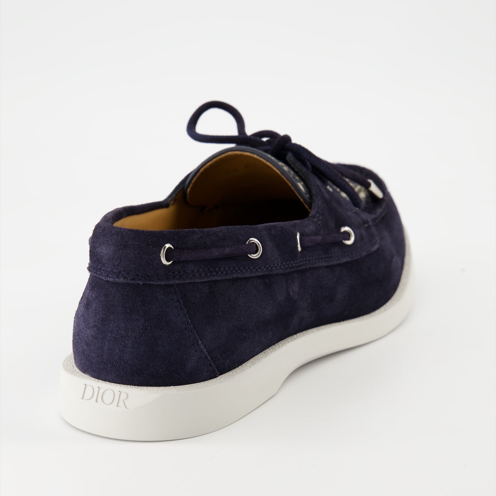 Granville Boat Shoes, Dior, Blue Suede Shoes, Luxury Footwear, Designer Boat Shoes
