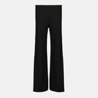 Image of Black Stripe Sweatpants by Christopher Esber for Women - Season Spring-Summer 2026 - Front View