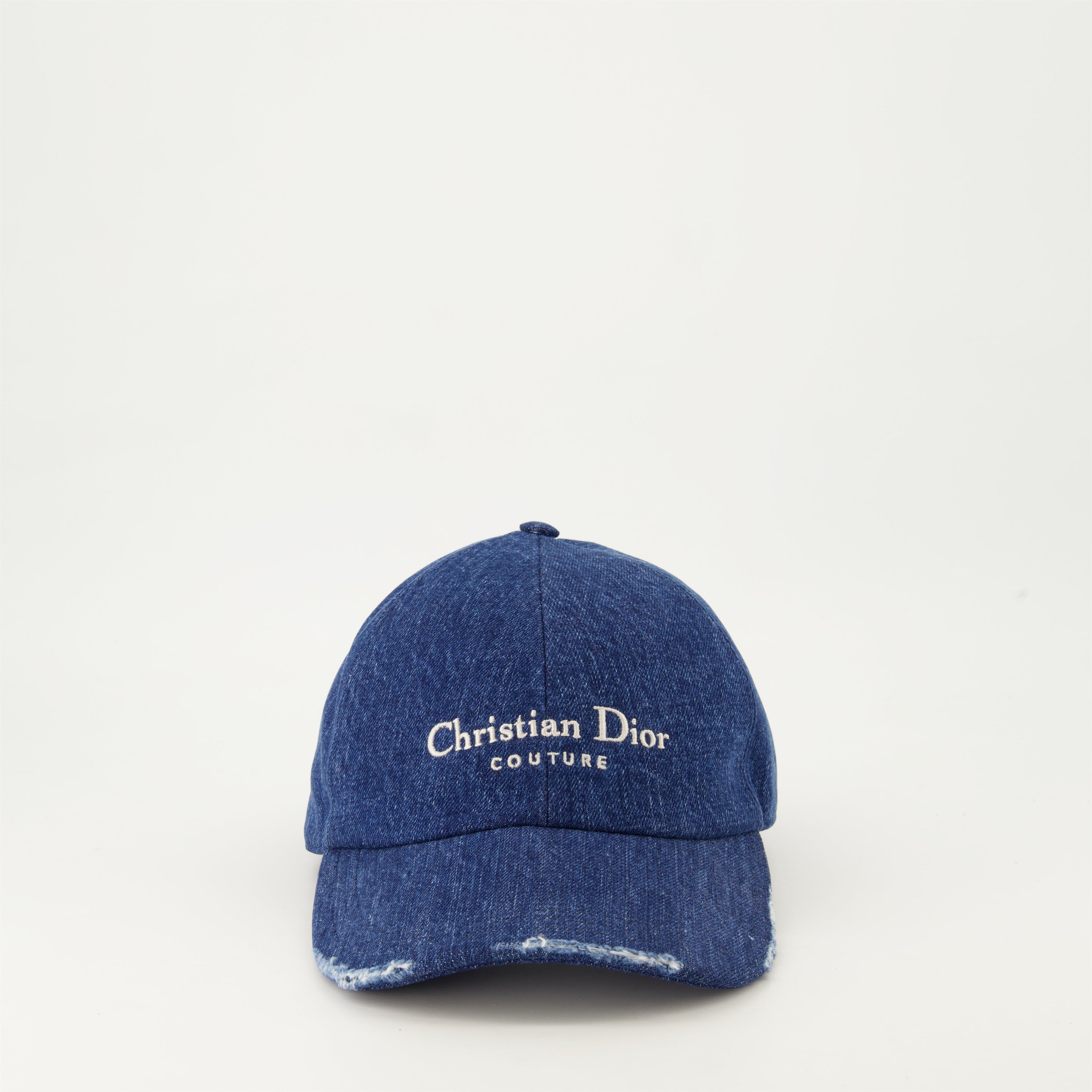Dior, Denim Cap, Distressed Finish, Men's Accessories, Fall-Winter 2024
