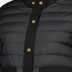 Image de la doudoune courte Juju noire de Moncler pour femmes - Saison Printemps-Été 2026 - Détail Vue 1
