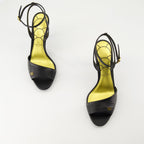 black heeled sandals, Ladycrush, adjustable ankle strap sandals, Valentino Garavani sandals, luxury footwear