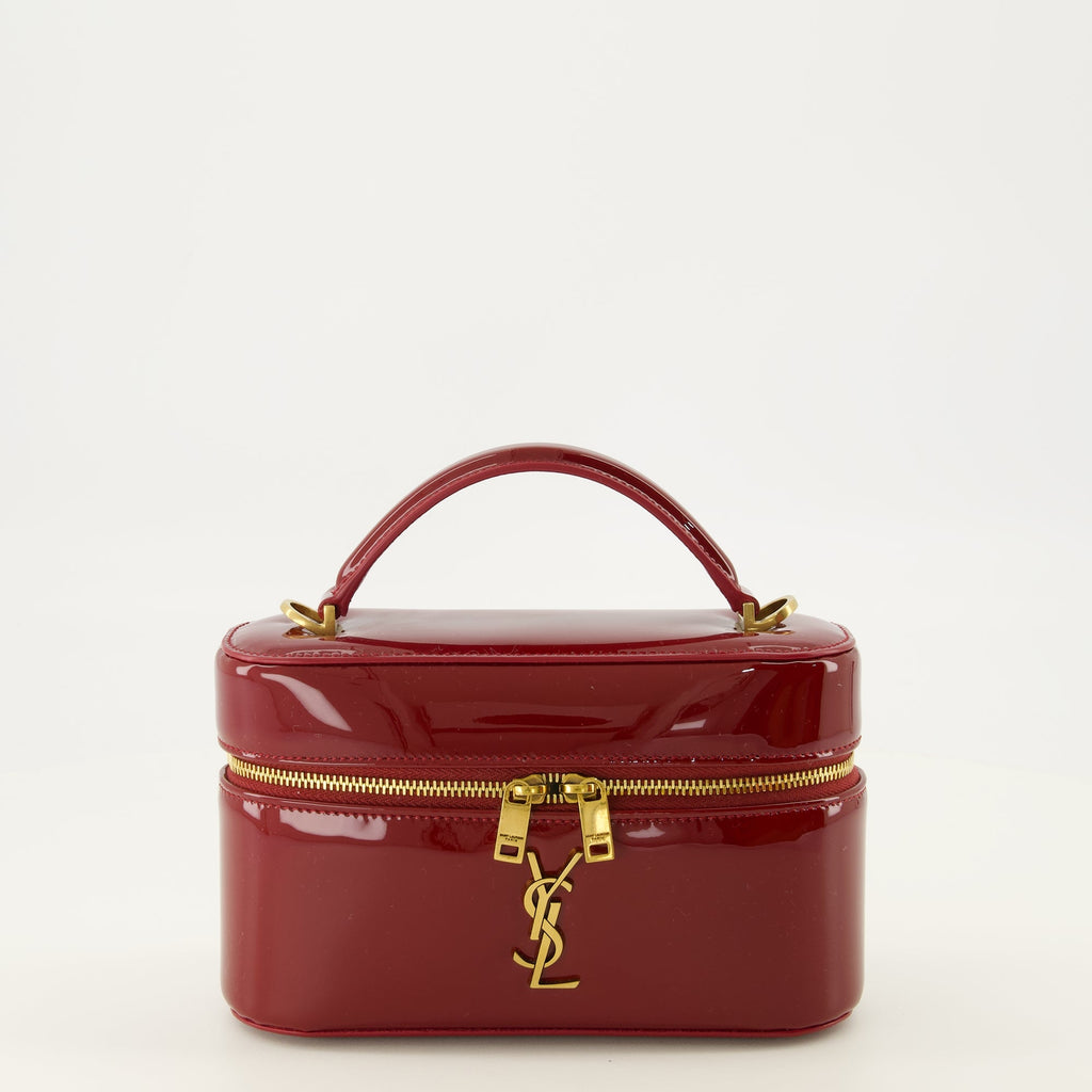 Gaby Vanity Bag in Red Patent Leather
