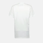 Image of White Goose Print T-Shirt by Moschino for Women - Season Spring-Summer 2025 - Product detail view 1