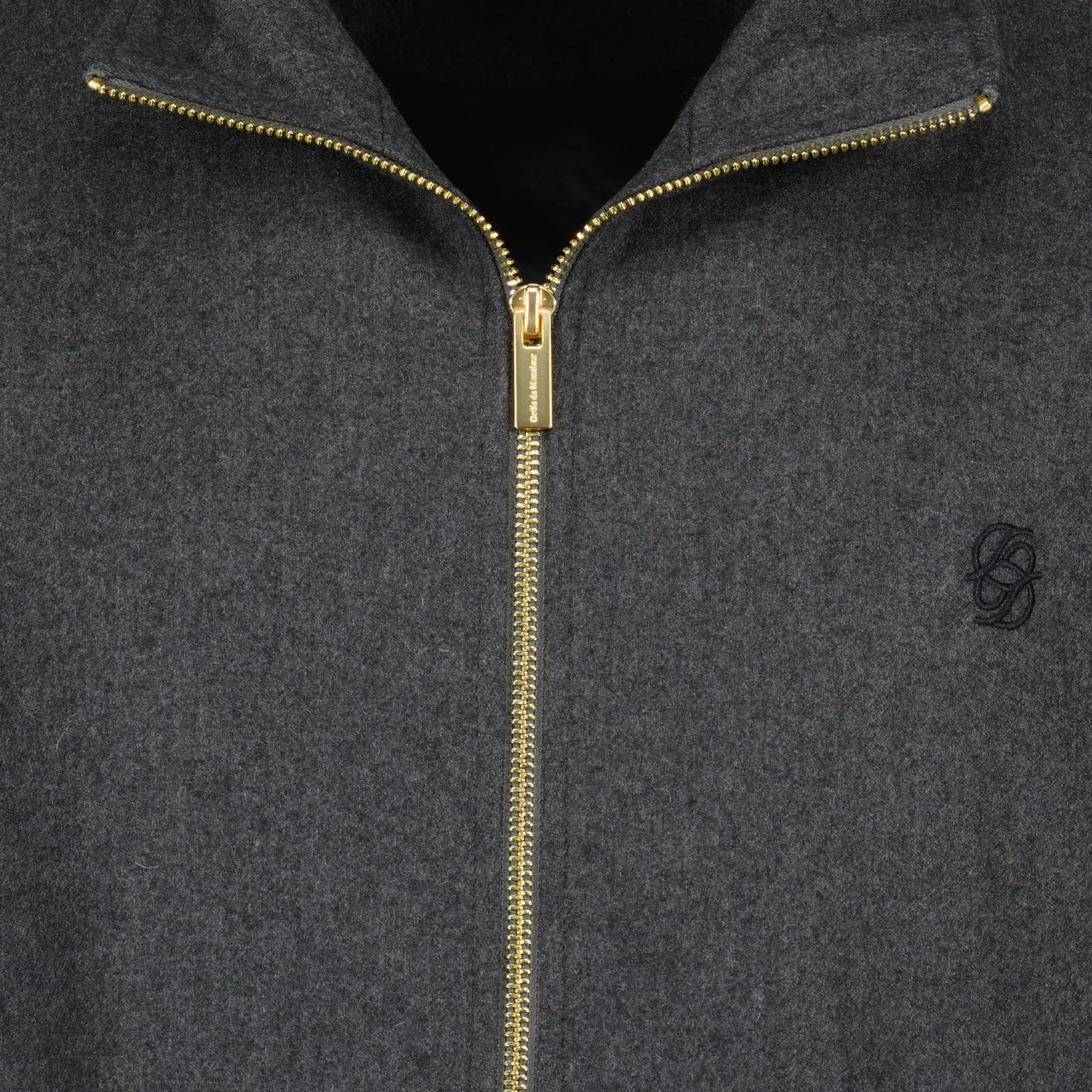 Flannel Wool Jacket, Drole De Monsieur, Autumn-Winter Collection, Dark Grey Jacket, Men's Fashion