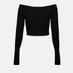 Immagine del Top in Maglia Riggata M-Vera-Ls di Diesel per Donne - Stagione Primavera-Estate 2025 - Vista del Dettaglio del Prodotto 1