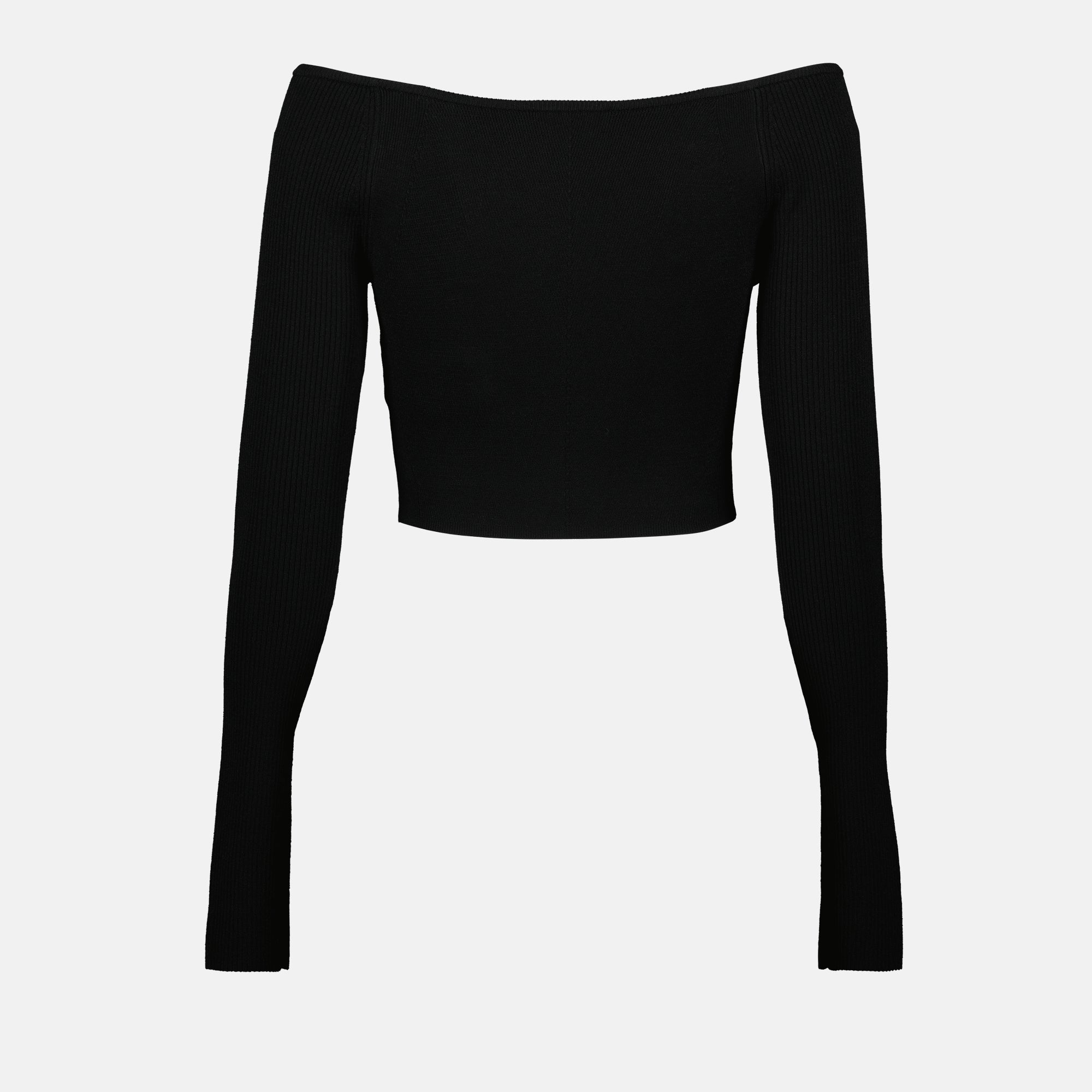 ribbed knit top, Diesel, M-Vera-Ls, cropped top, women's fashion