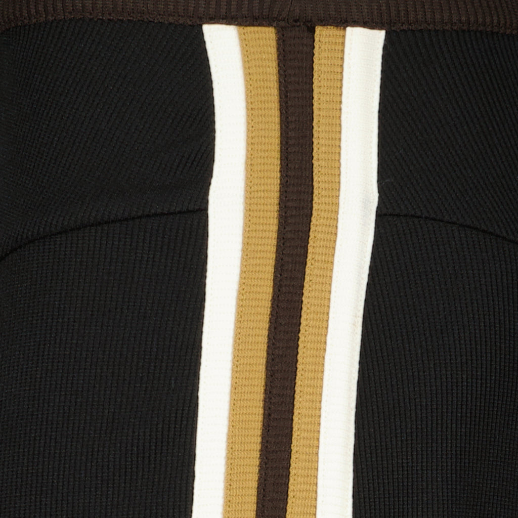 Image of Black Stripe Sweatpants by Christopher Esber for Women - Season Spring-Summer 2026 - Detail View 1