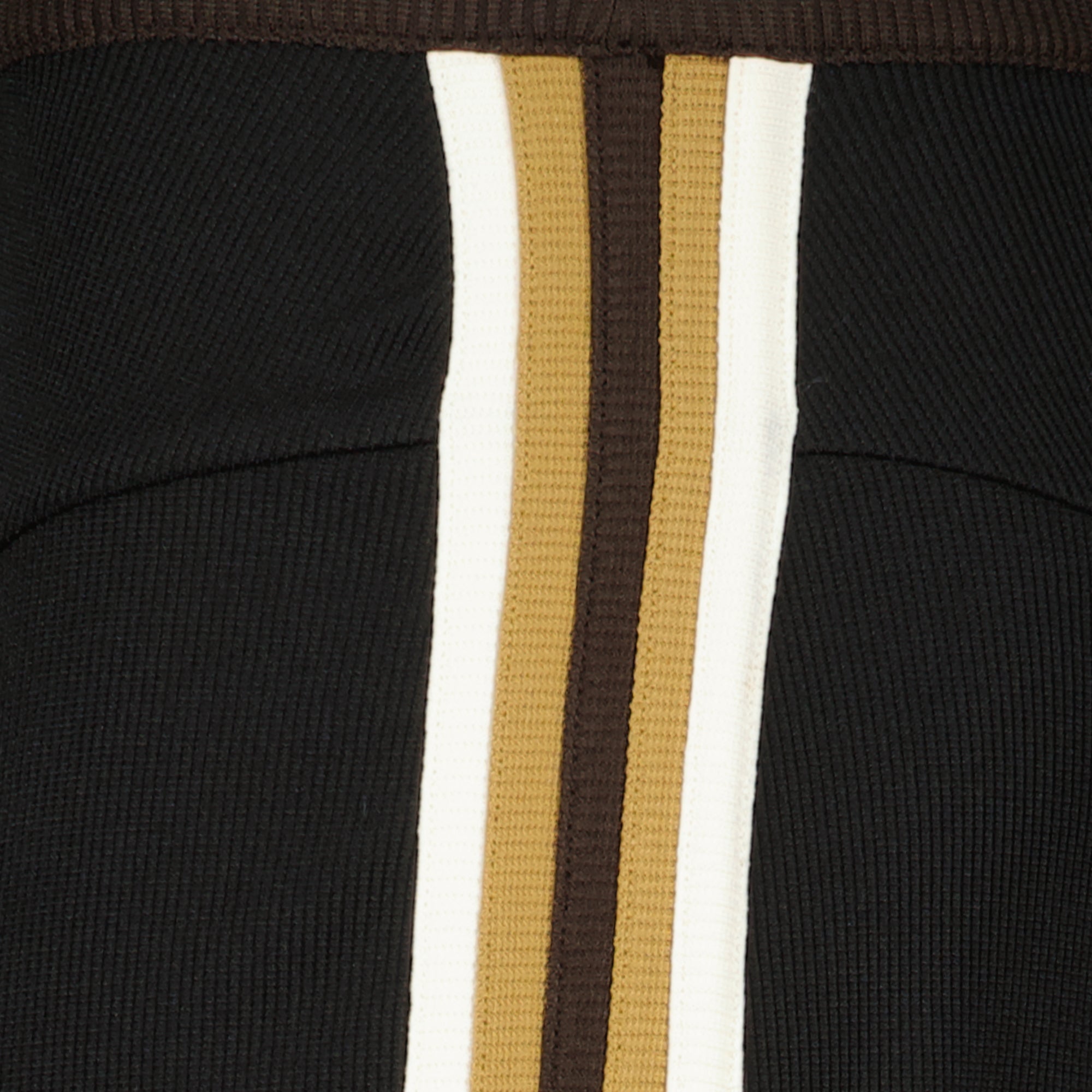 Image of Black Stripe Sweatpants by Christopher Esber for Women - Season Spring-Summer 2026 - Detail View 1