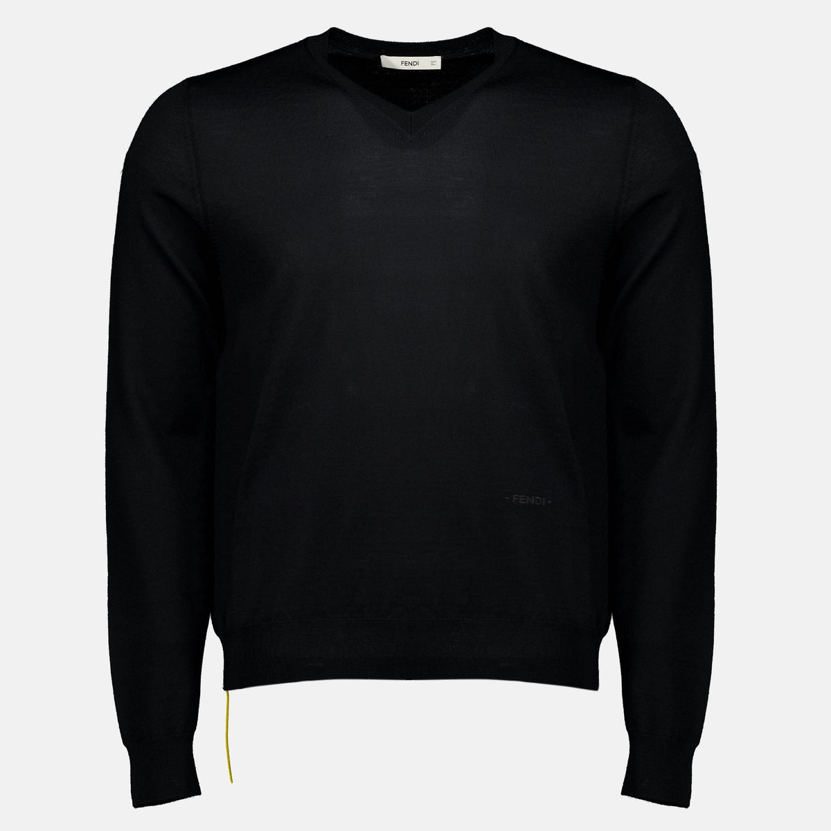 Fine Wool Black Sweater