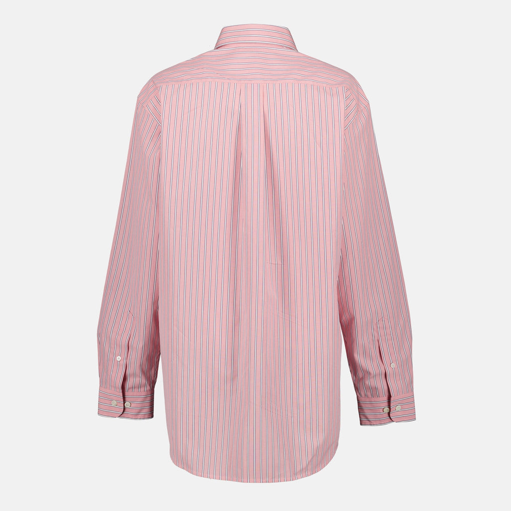 Camisa Popelín Rayada Oversize