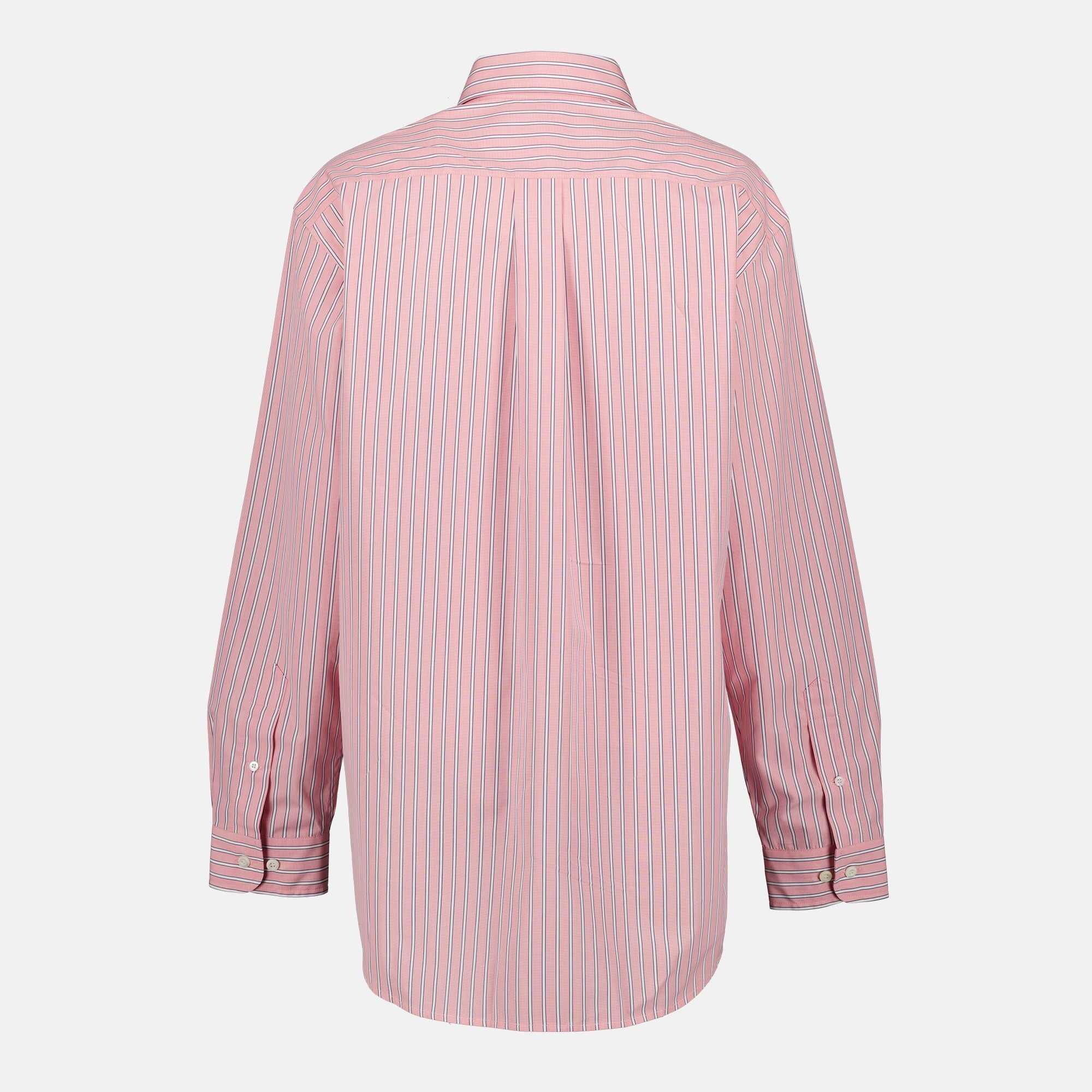 Camisa Popelín Rayada Oversize