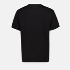 Black T-shirt, Couture fashion, Dior collection, Cotton jersey, Elegant style