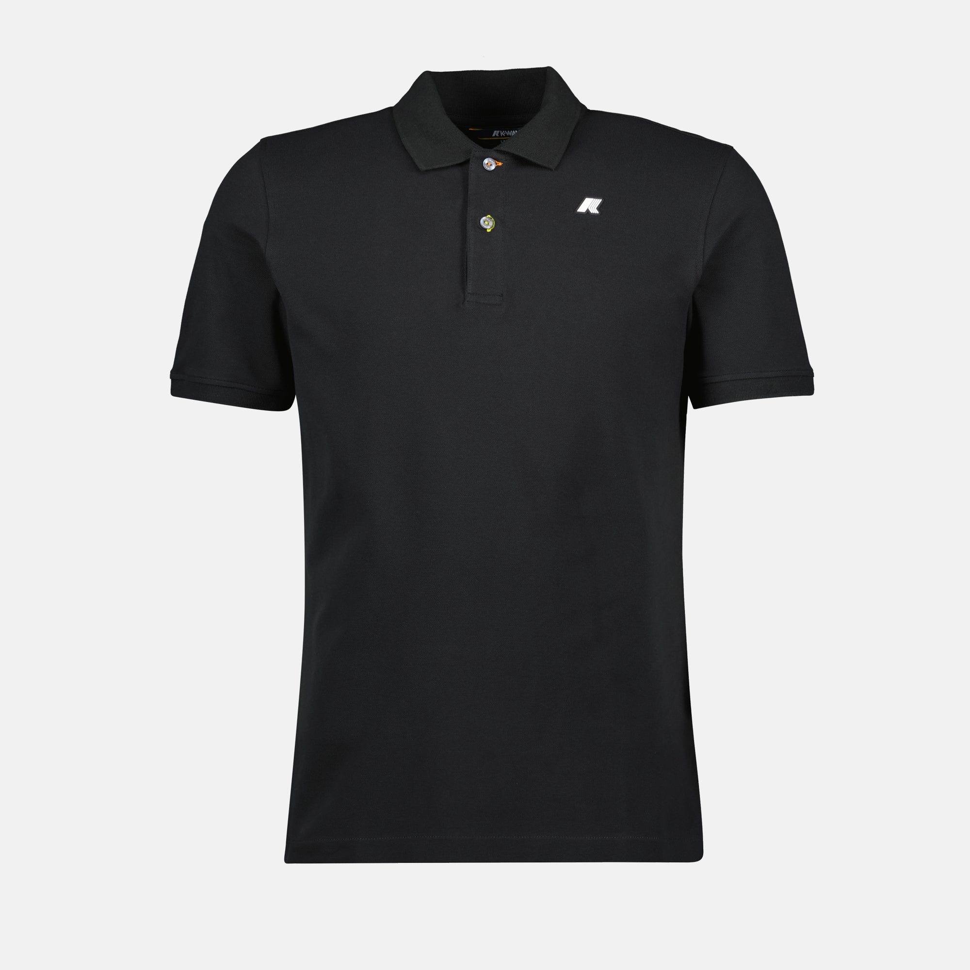 polo shirt, K-Way, black polo, pique cotton, menswear