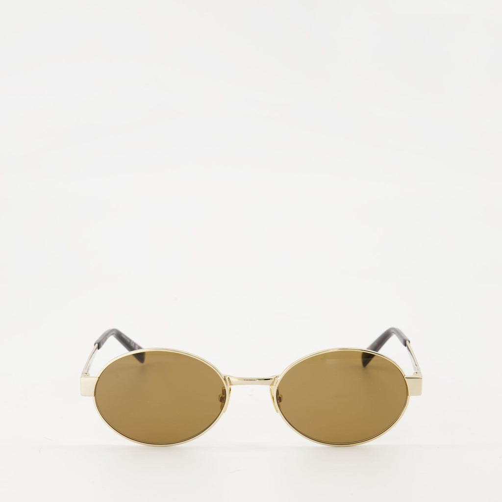 SL 692 sunglasses, Saint Laurent eyewear, gold sunglasses, UVA UVB protection, luxury sunglasses
